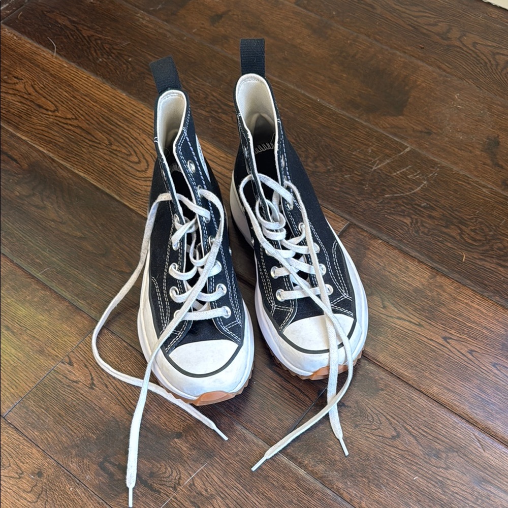 Converse - Black Run Star Hike Canvas Platform